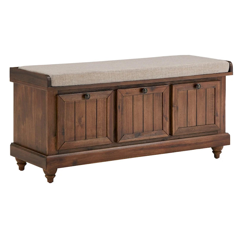 Granger-Aufbewahrungsbank mit Leinensitzkissen von iNSPIRE Q Classic