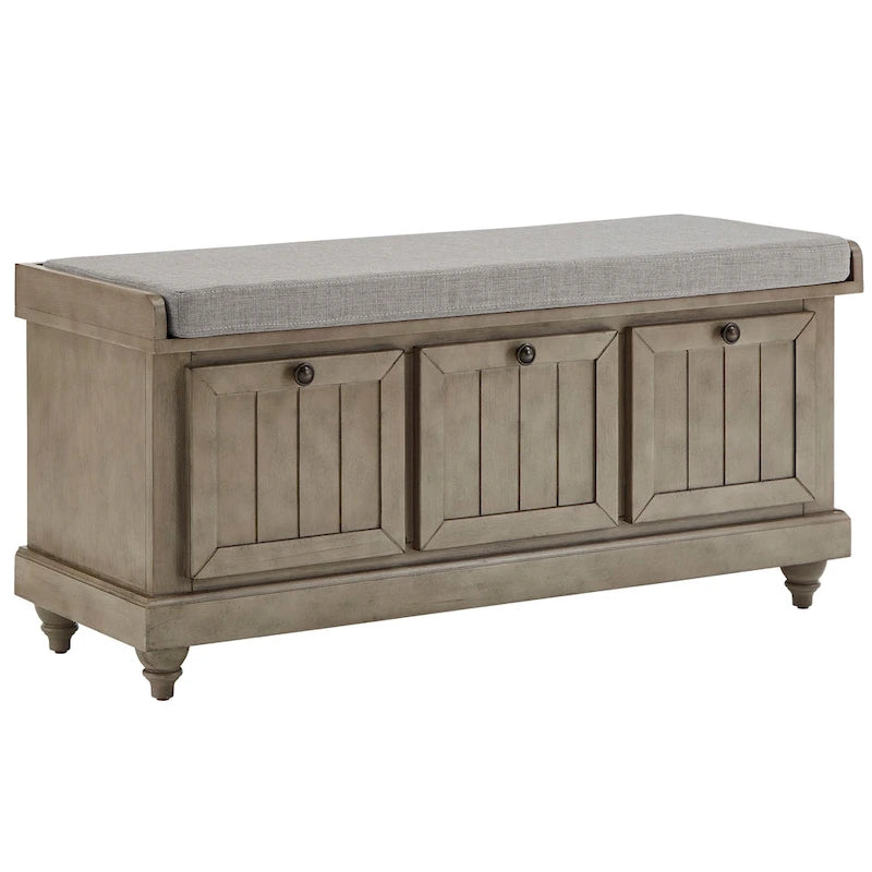 Granger-Aufbewahrungsbank mit Leinensitzkissen von iNSPIRE Q Classic
