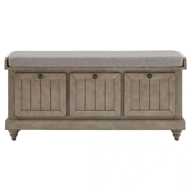 Granger-Aufbewahrungsbank mit Leinensitzkissen von iNSPIRE Q Classic