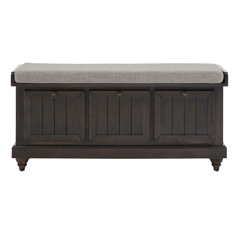 Granger-Aufbewahrungsbank mit Leinensitzkissen von iNSPIRE Q Classic