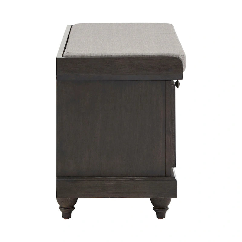 Granger-Aufbewahrungsbank mit Leinensitzkissen von iNSPIRE Q Classic