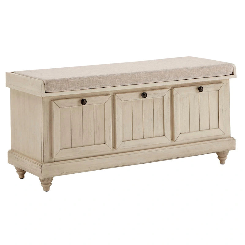 Granger-Aufbewahrungsbank mit Leinensitzkissen von iNSPIRE Q Classic
