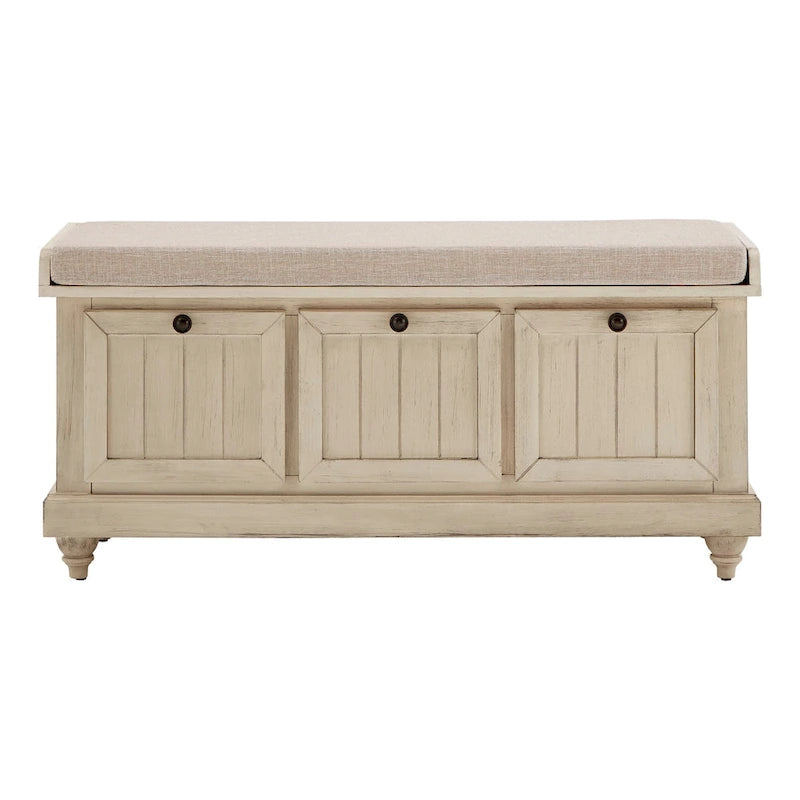 Granger-Aufbewahrungsbank mit Leinensitzkissen von iNSPIRE Q Classic