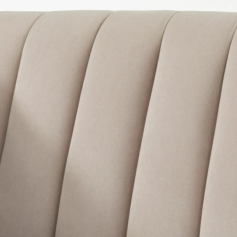 Lifestorey Paxton Sofa mit Kanalsteppung und Smoking-Rückenlehne