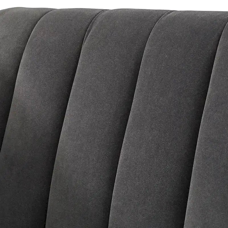 Lifestorey Paxton Sofa mit Kanalsteppung und Smoking-Rückenlehne