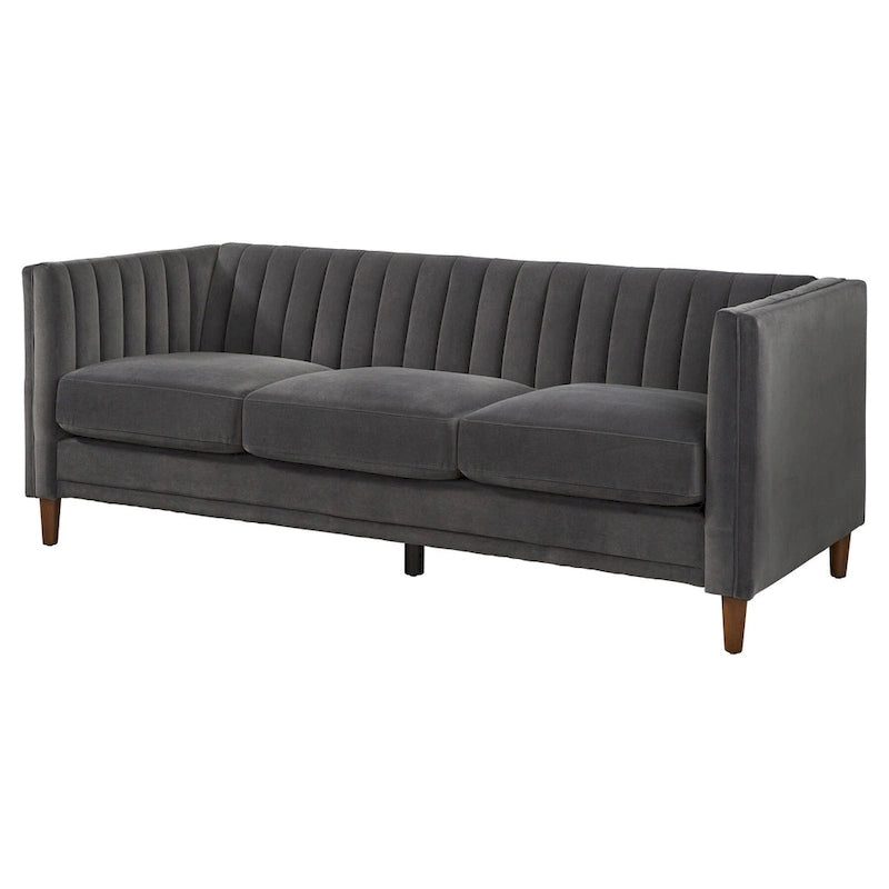 Lifestorey Paxton Sofa mit Kanalsteppung und Smoking-Rückenlehne