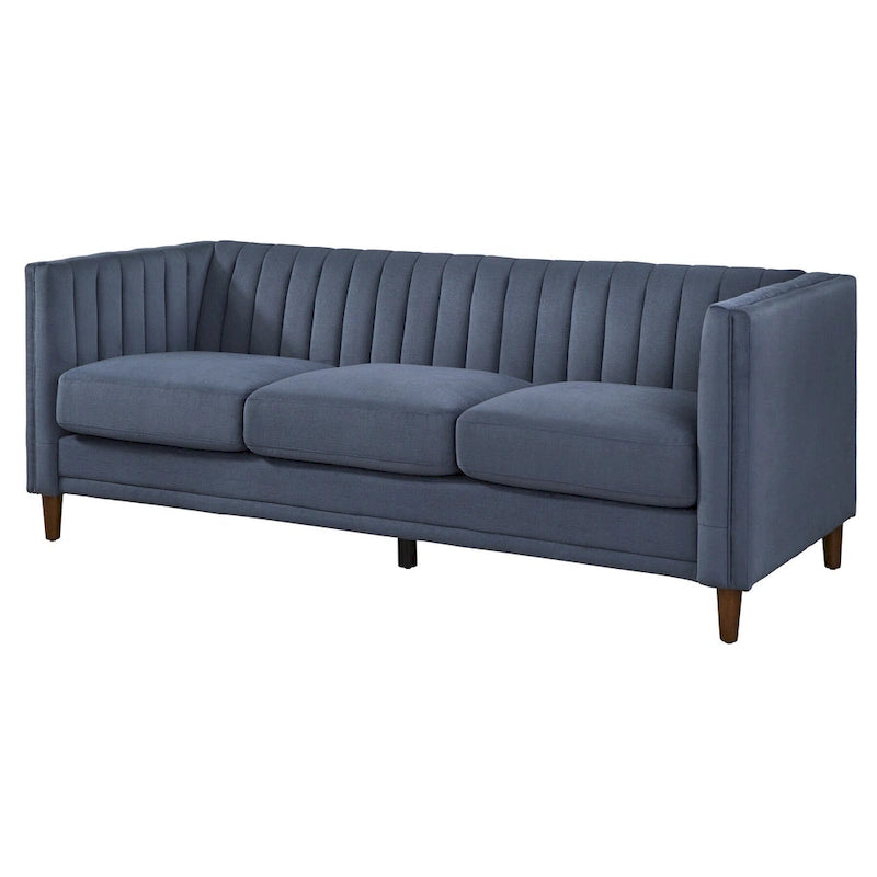 Lifestorey Paxton Sofa mit Kanalsteppung und Smoking-Rückenlehne