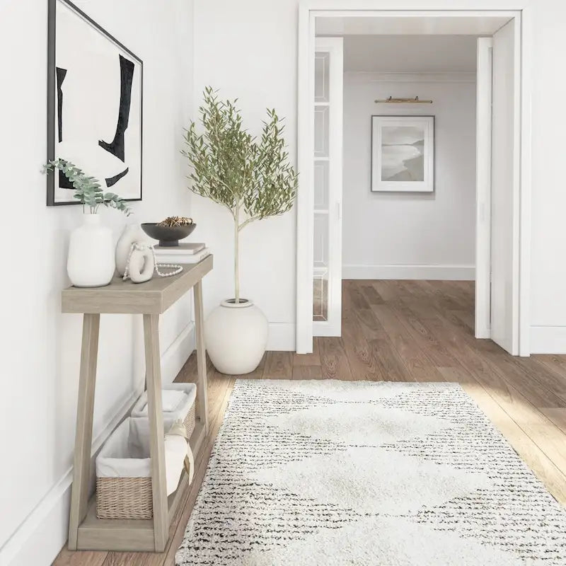 Plank and Beam Klasik Raflı Konsol Sehpa - 36