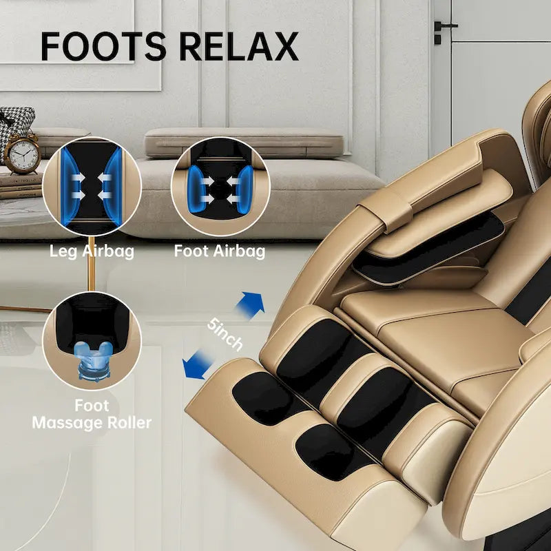 Ukuowu Favor-MM350 heated Full Body Massage Chair with zero gravity mode and Bluetooth music player