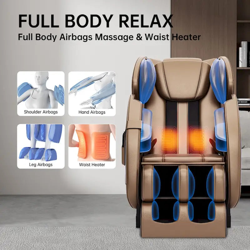 Ukuowu Favor-MM350 heated Full Body Massage Chair with zero gravity mode and Bluetooth music player