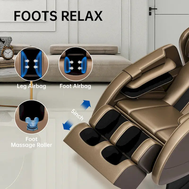 Ukuowu Favor-MM350 heated Full Body Massage Chair with zero gravity mode and Bluetooth music player