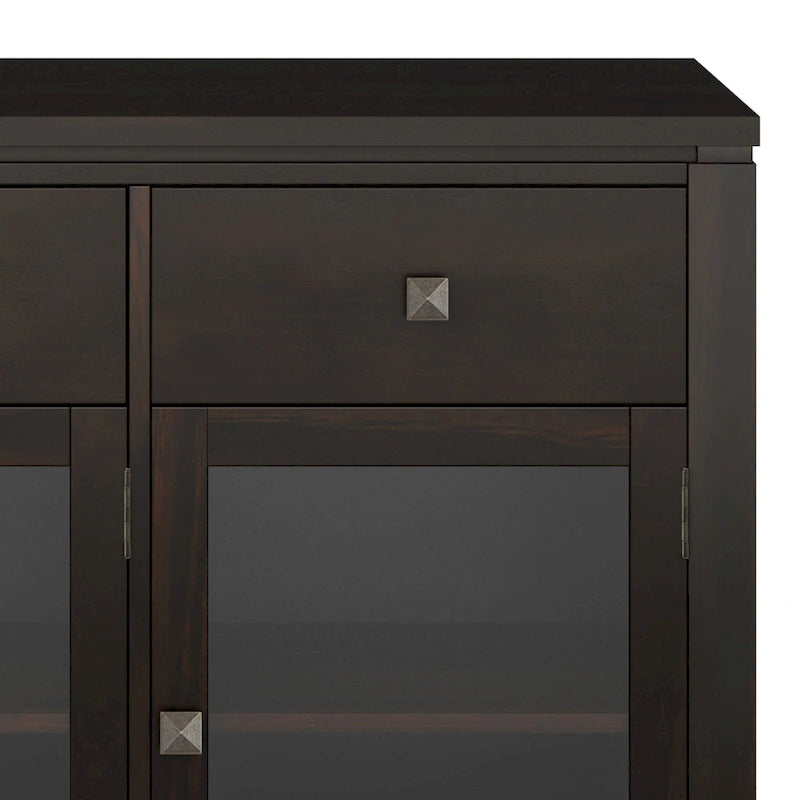 WYNDENHALL Essex SIDEBOARD aus massivem Holz, 54 Zoll breit, modernes Buffet aus Mahagoniholz – 54 Zoll breit