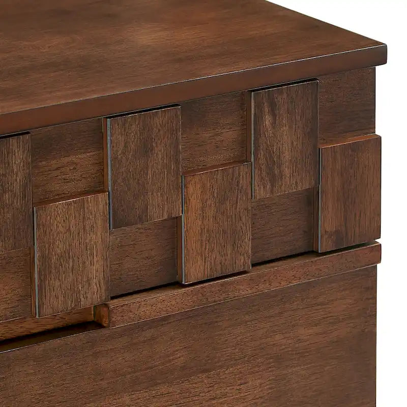 Kieran Mid-Century-TV-Schrank aus Holz mit 2 Schubladen von iNSPIRE Q Modern – 59 Zoll