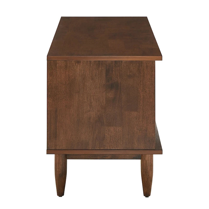 Kieran Mid-Century-TV-Schrank aus Holz mit 2 Schubladen von iNSPIRE Q Modern – 59 Zoll