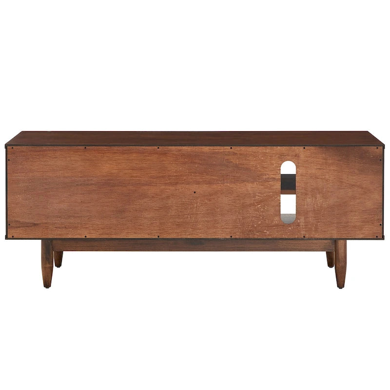 Kieran Mid-Century-TV-Schrank aus Holz mit 2 Schubladen von iNSPIRE Q Modern – 59 Zoll