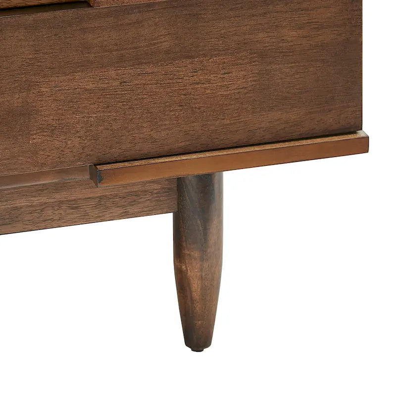Kieran Mid-Century-TV-Schrank aus Holz mit 2 Schubladen von iNSPIRE Q Modern – 59 Zoll
