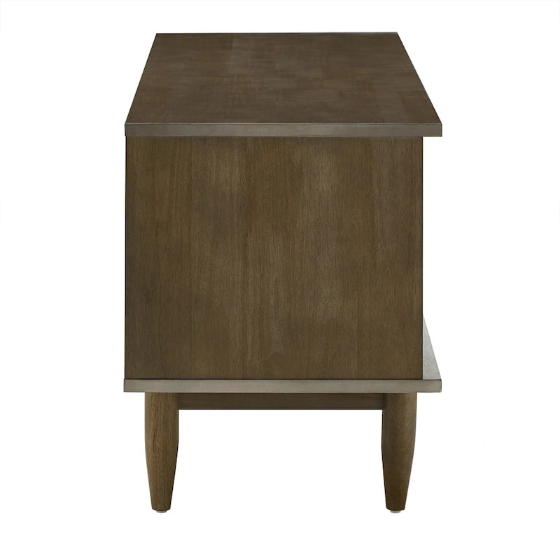 Kieran Mid-Century-TV-Schrank aus Holz mit 2 Schubladen von iNSPIRE Q Modern – 59 Zoll