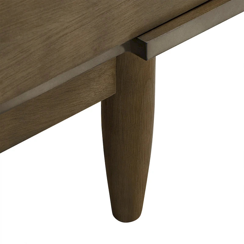 Kieran Mid-Century-TV-Schrank aus Holz mit 2 Schubladen von iNSPIRE Q Modern – 59 Zoll