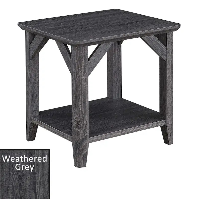Convenience Concepts Winston End Table with Shelf
