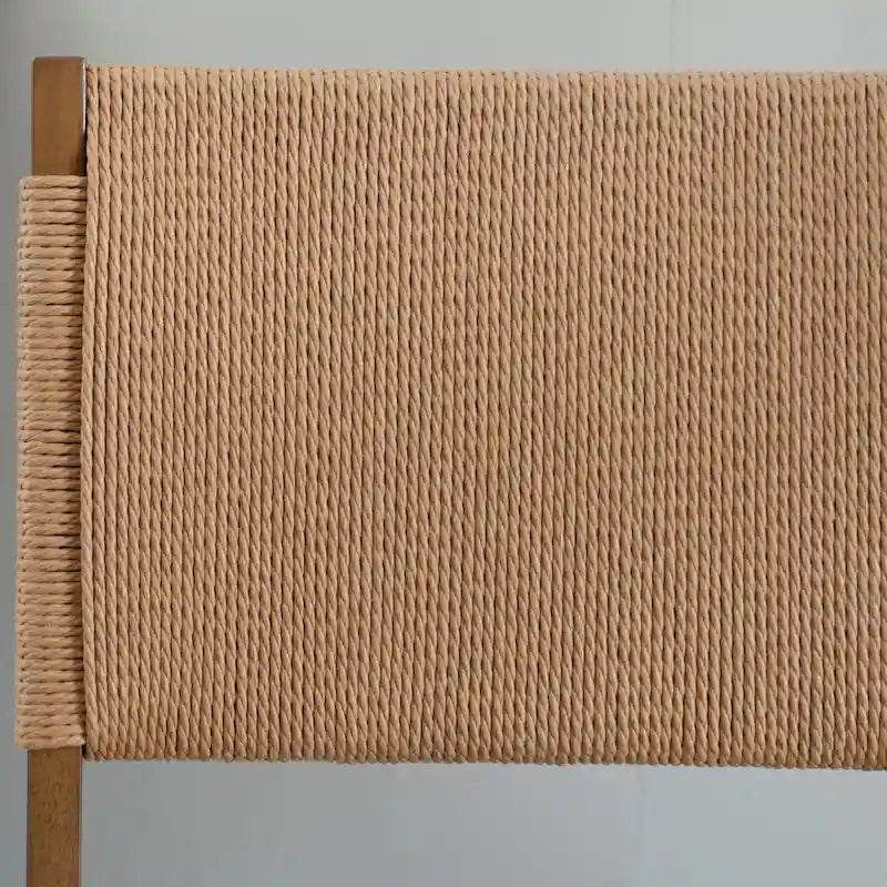 Ensemble de 2 chaises de salle à manger pliantes Imperial en bois et corde