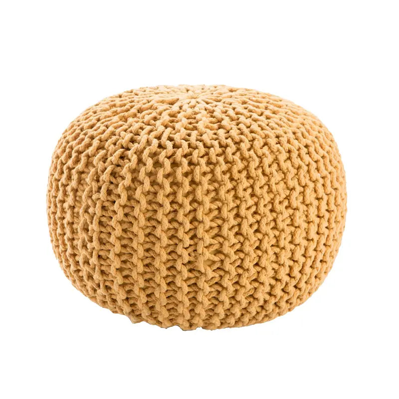 Spectrum Pouf, strukturierter runder Pouf
