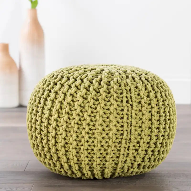 Spectrum Pouf, strukturierter runder Pouf