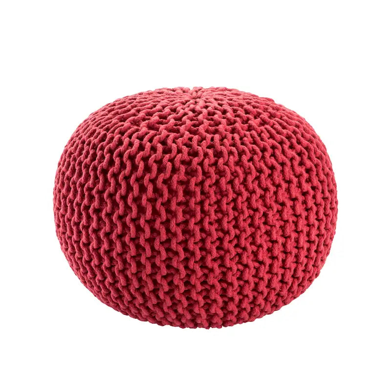 Spectrum Pouf, strukturierter runder Pouf