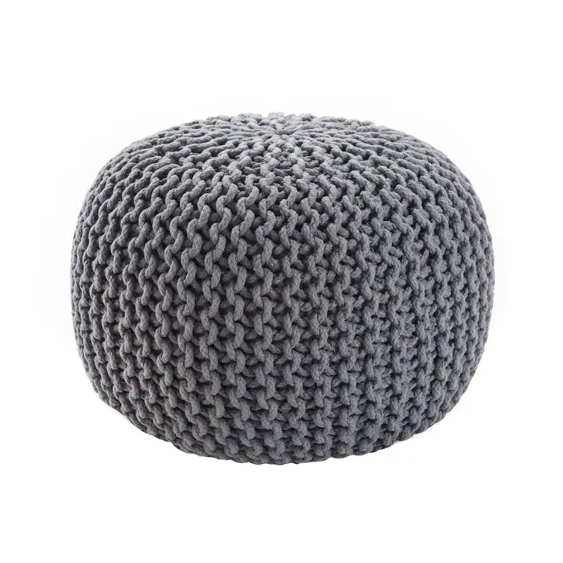 Spectrum Pouf, strukturierter runder Pouf