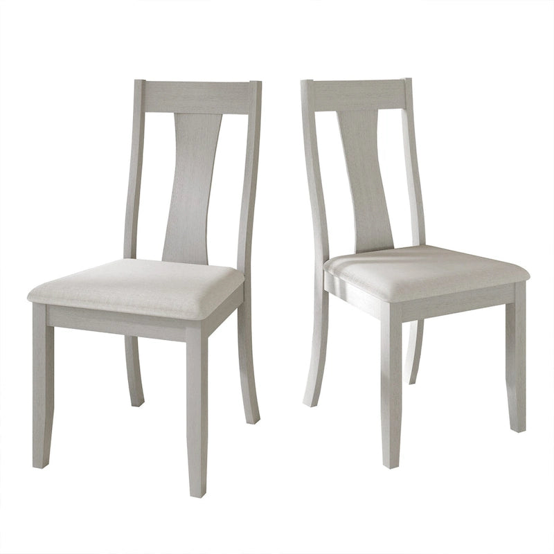 CraftPorch Esszimmerstühle aus Holz im Vintage-Stil (2er-Set) – N/A