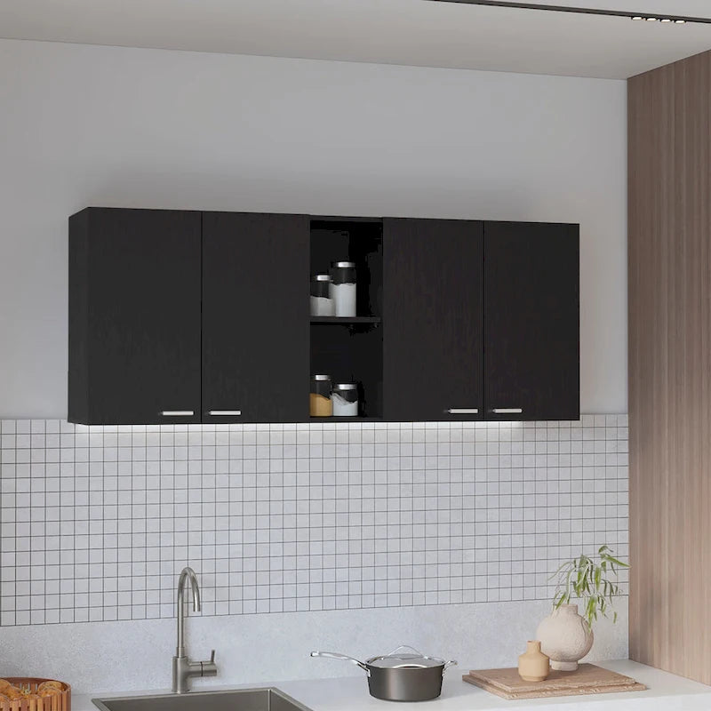 FM Furniture Winslow 150 Duvar Dolabı, Dört Kapaklı