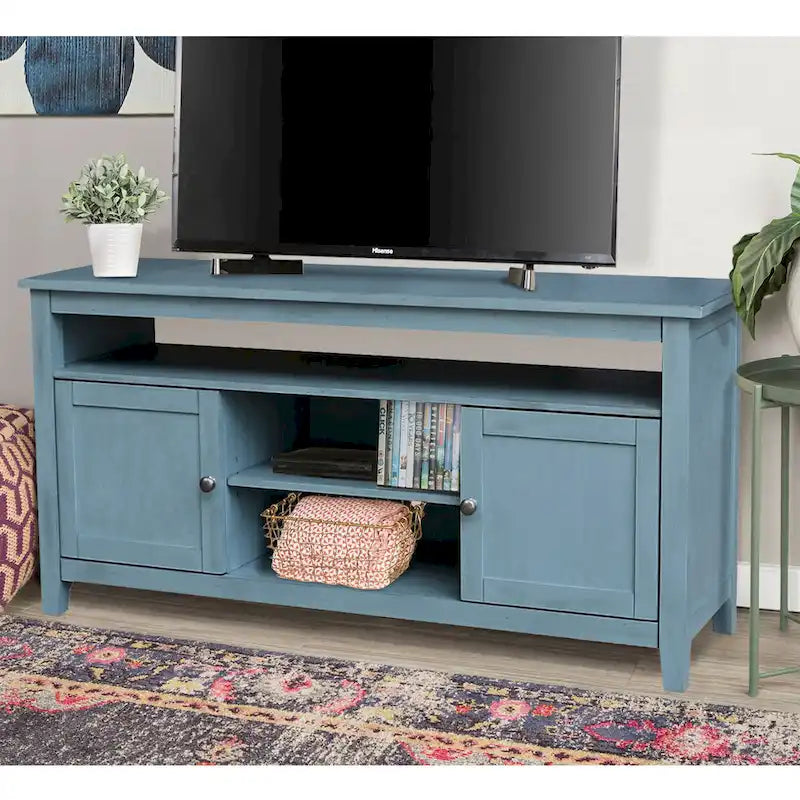 Meuble TV / meuble de divertissement avec 2 portes - 57