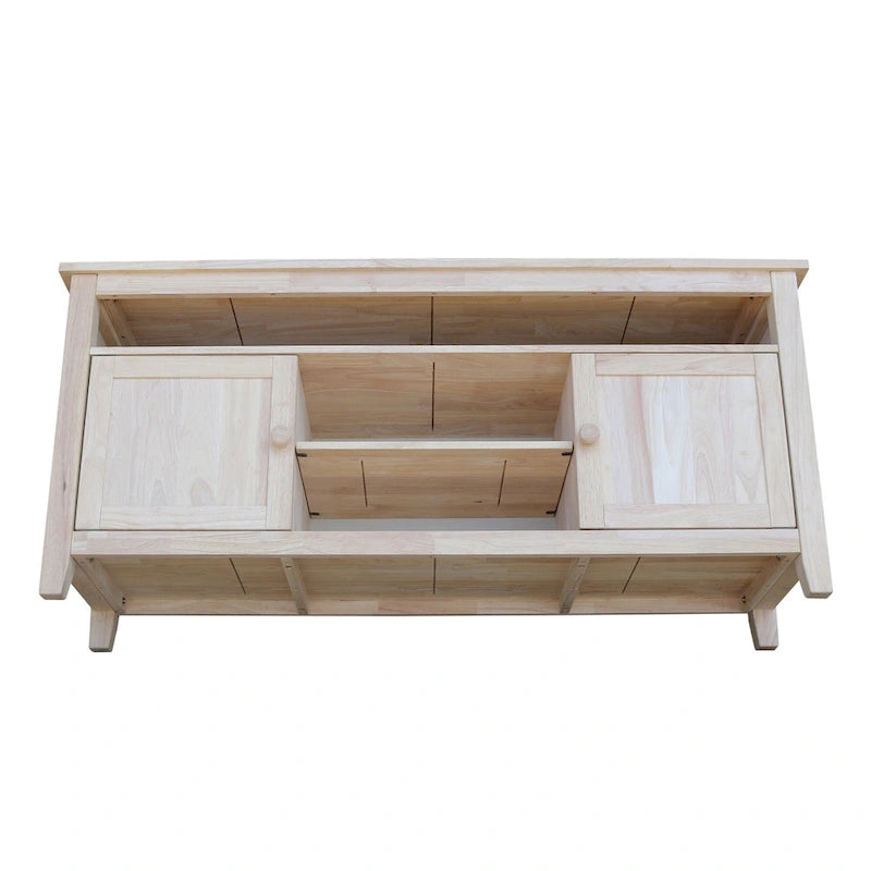 Meuble TV / meuble de divertissement avec 2 portes - 57