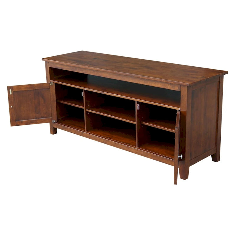 Meuble TV / meuble de divertissement avec 2 portes - 57