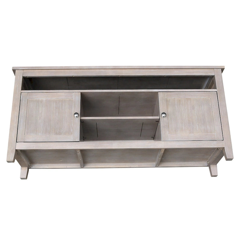Meuble TV / meuble de divertissement avec 2 portes - 57