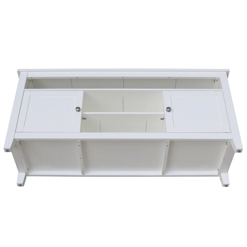 Meuble TV / meuble de divertissement avec 2 portes - 57