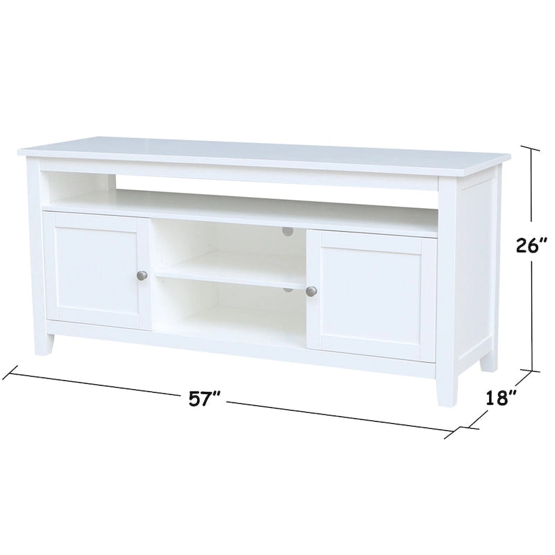 Meuble TV / meuble de divertissement avec 2 portes - 57