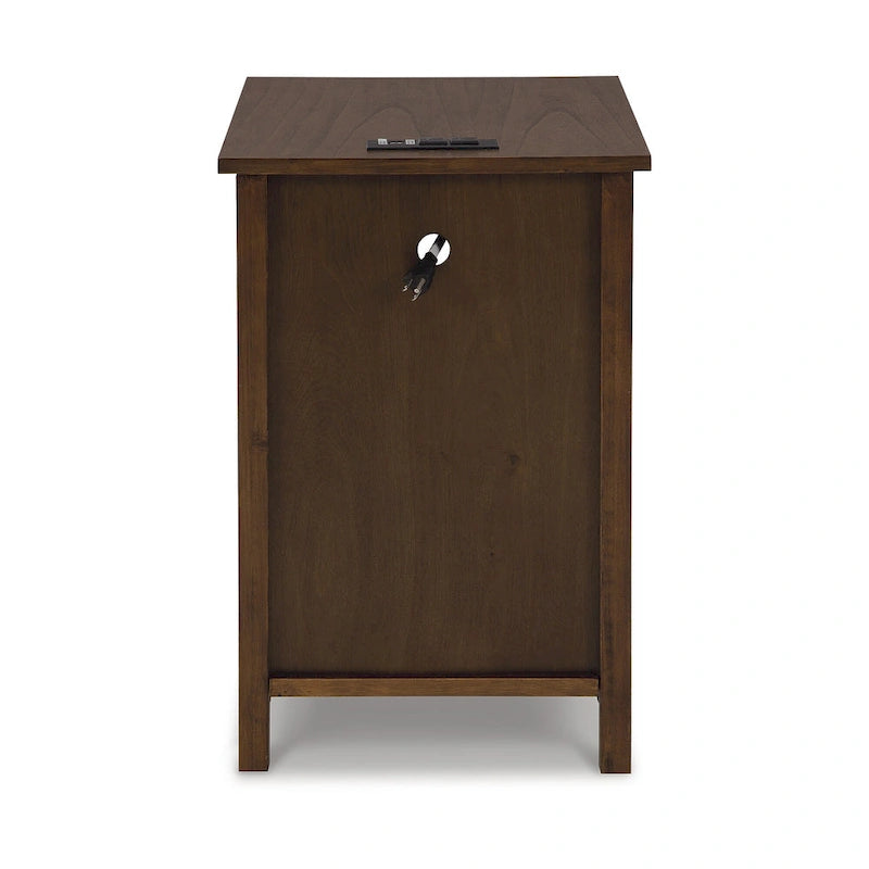 Signature Design by Ashley Treytown Chairside End Table - 16W x 24D x 24H