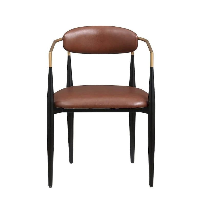 Morden Fort moderne Bouclé-Esszimmerstühle, Samt-Armlehnstühle, 2er-Set