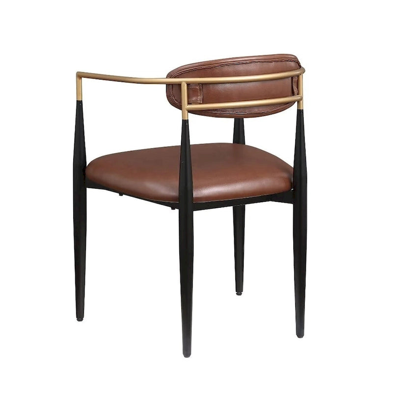 Morden Fort moderne Bouclé-Esszimmerstühle, Samt-Armlehnstühle, 2er-Set