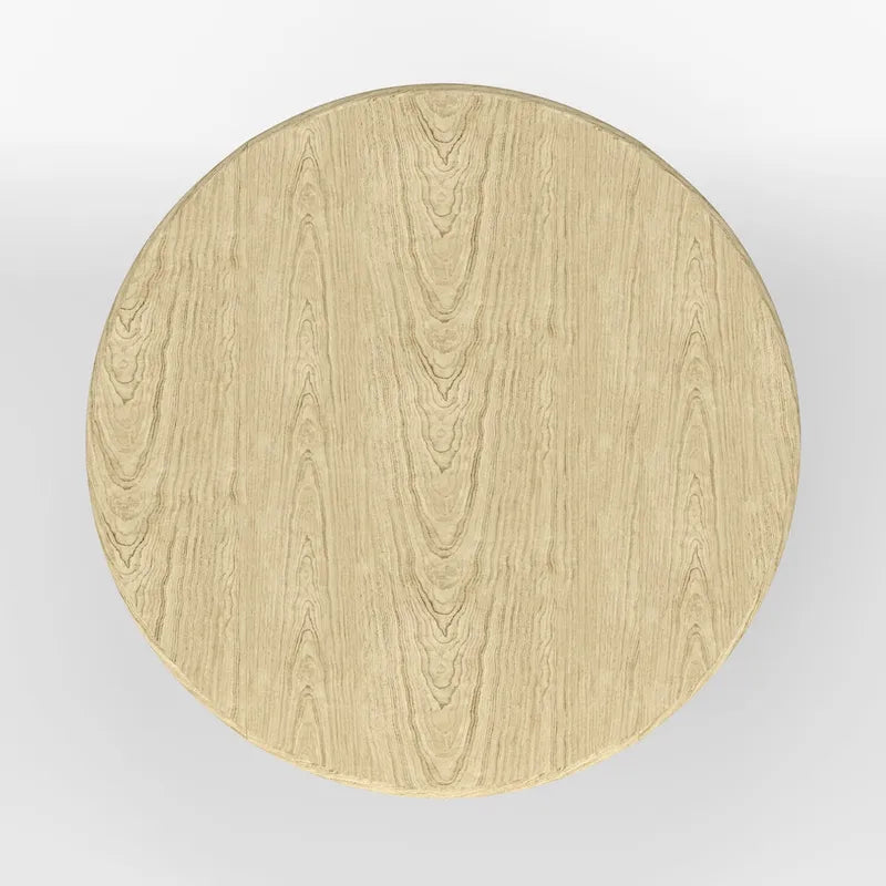Eettafel met dubbele uitklapbladen en houten voetstuk, 42