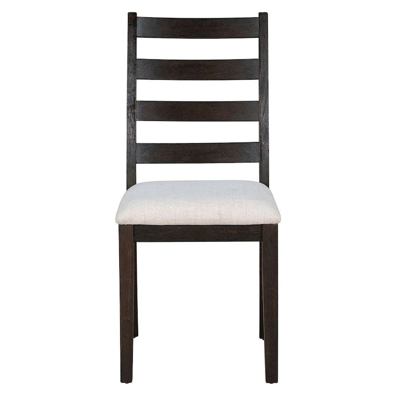6-teiliges Esszimmer-Set mit 4 Stühlen und einer Bank
