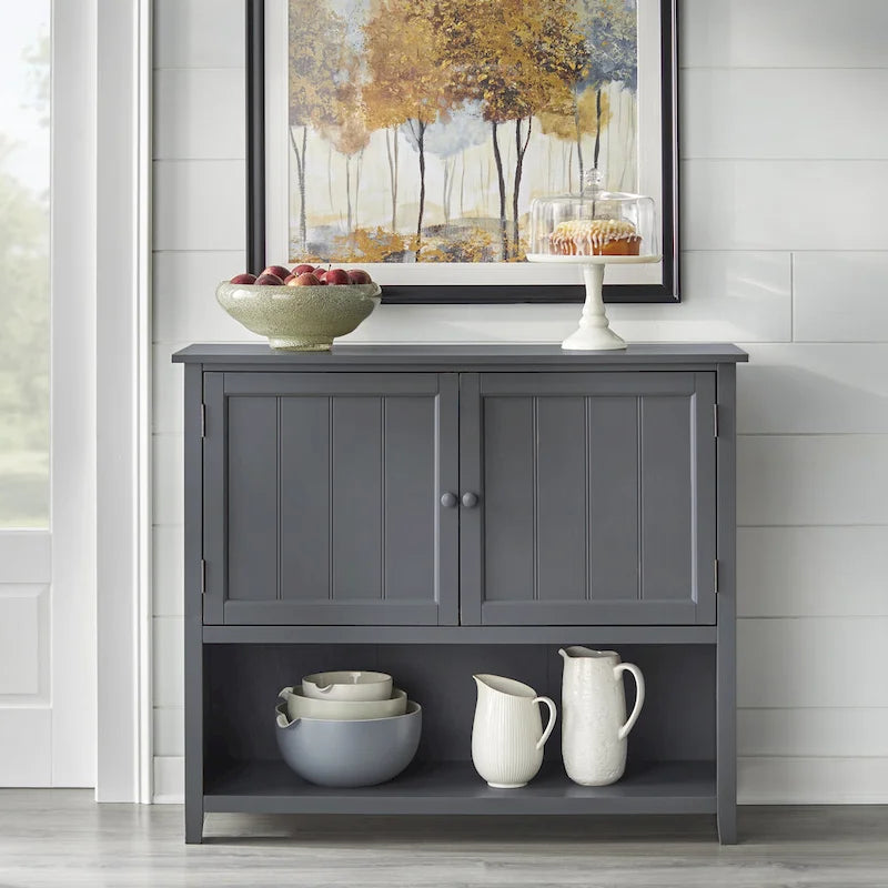 Bufet Simple Living Hanover w stylu farmhouse z 2 drzwiami