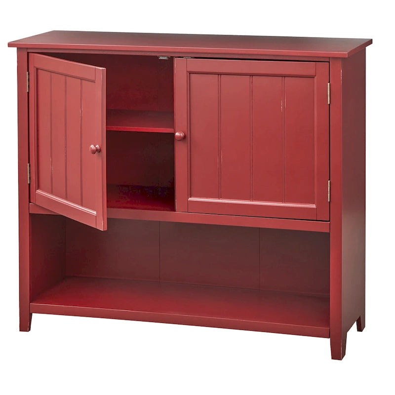 Bufet Simple Living Hanover w stylu farmhouse z 2 drzwiami