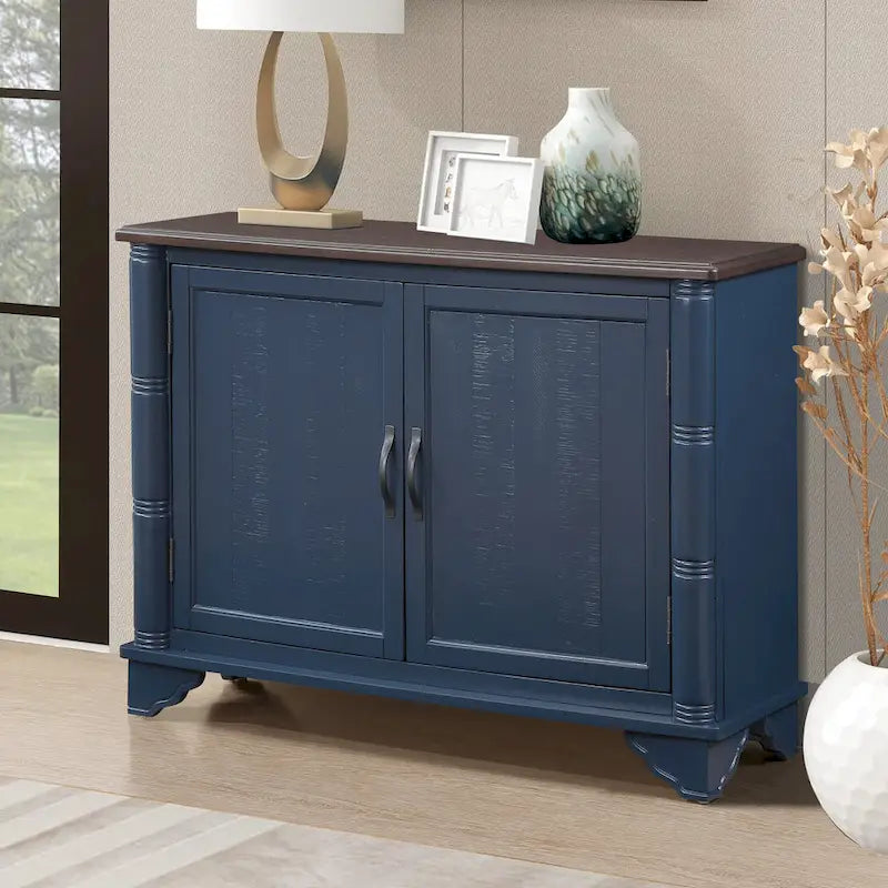 Console Table with Storage Shelf