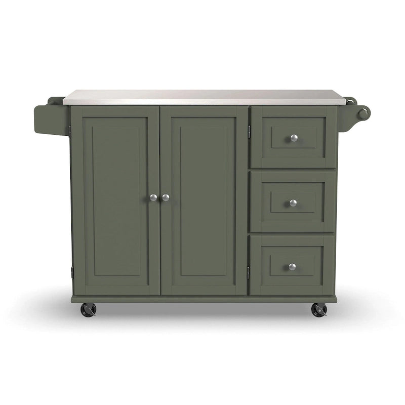 Dolly Madison Küchenwagen mit Edelstahlplatte von Homestyles
