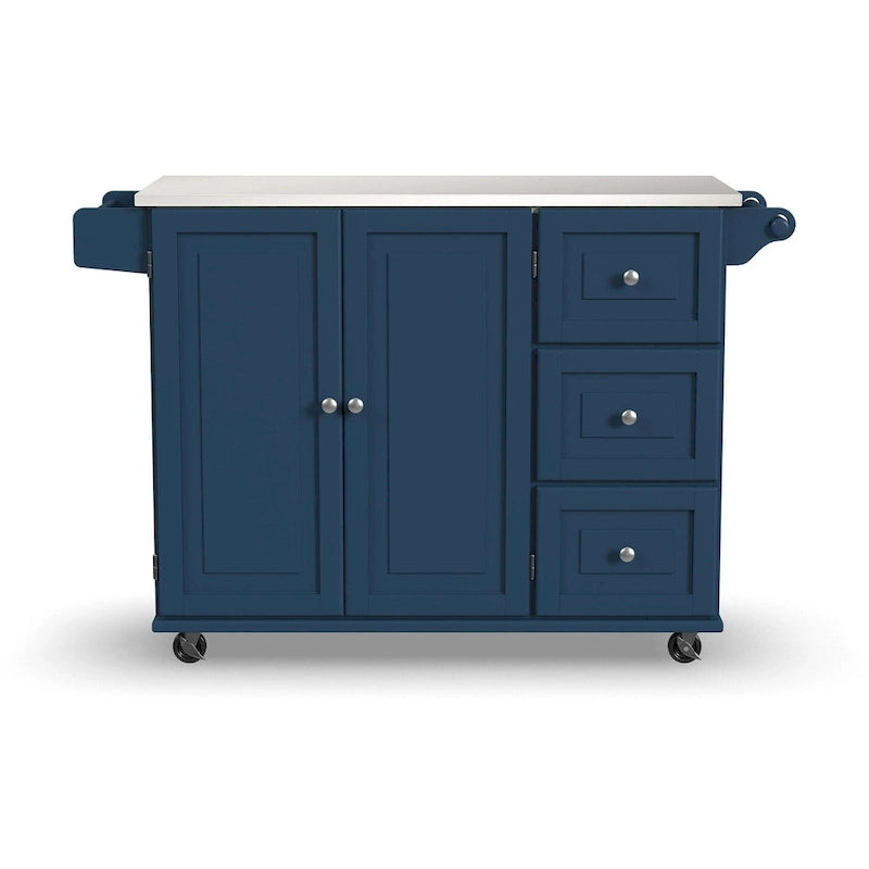 Dolly Madison Küchenwagen mit Edelstahlplatte von Homestyles