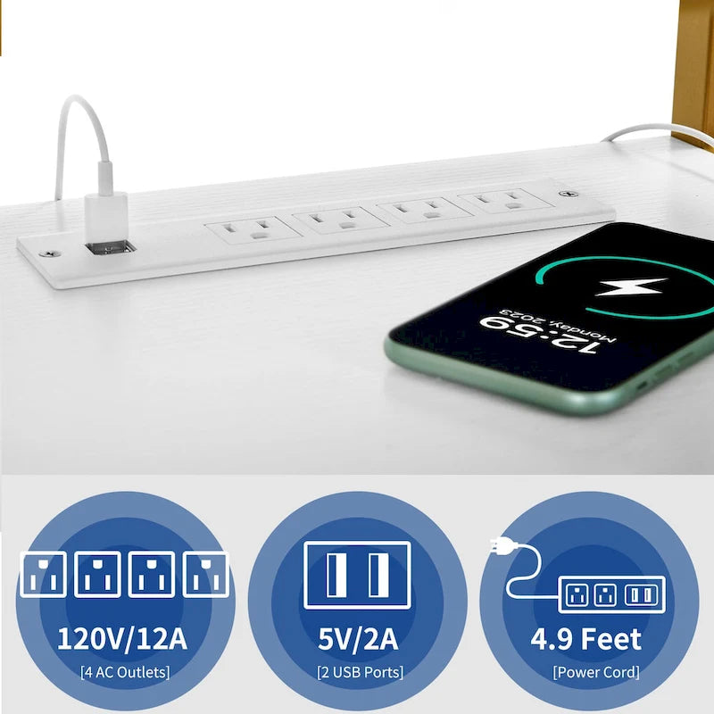 Ipari stílusú fa TV-állvány LED-világítással, nyitott tárolópolcokkal, konnektorokkal, Bluetooth-kapcsolattal és távirányítóval