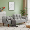 75.39 Schlafsofa, umwandelbare Couch mit Kissen, klappbares Zweisitzersofa für das Wohnzimmer