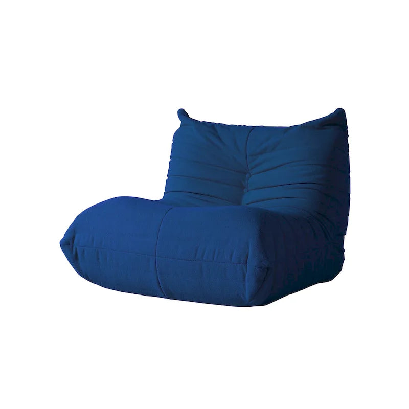 Fireside-Sessel, einzelner Sofasessel aus Teddy-Stoff, Sitzsack