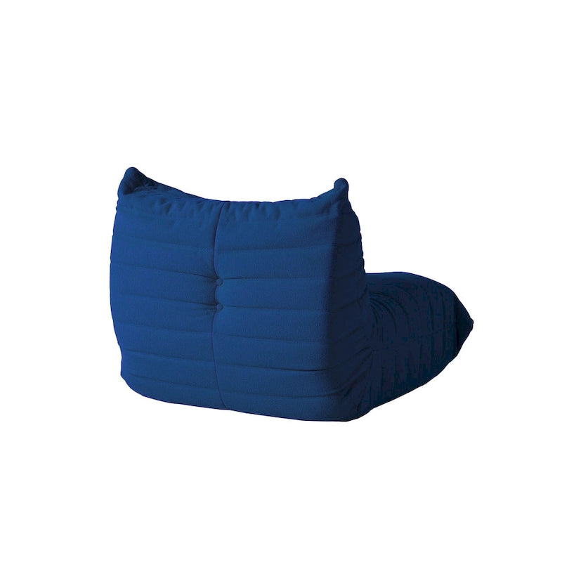 Fireside-Sessel, einzelner Sofasessel aus Teddy-Stoff, Sitzsack